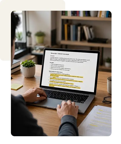Editorial Assessment & Proofreading Services banner Image